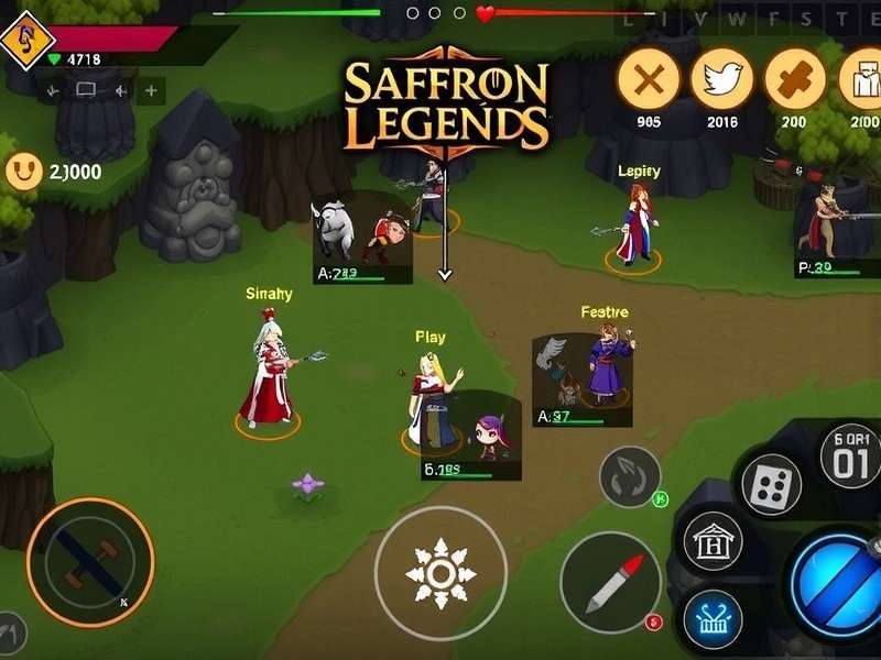 Saffron Legend Gameplay Screenshot